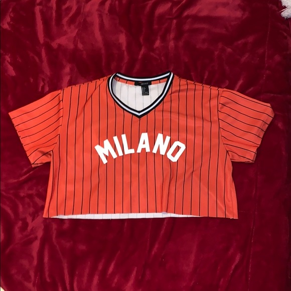 jersey crop top forever 21